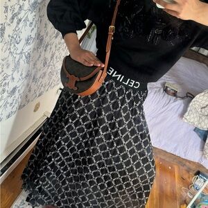 Luxury vibes women black maxi skirts size S-M